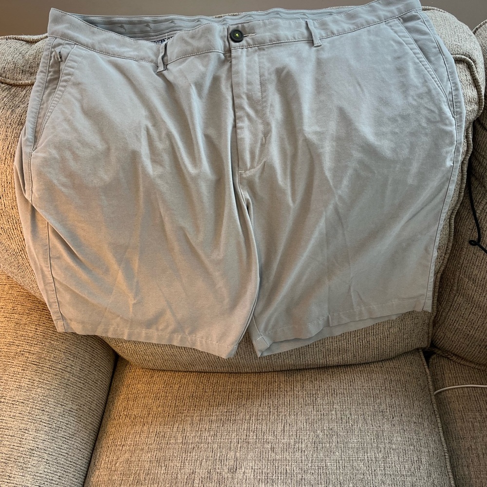 Tommy Bahama Gray Flat Front Shorts